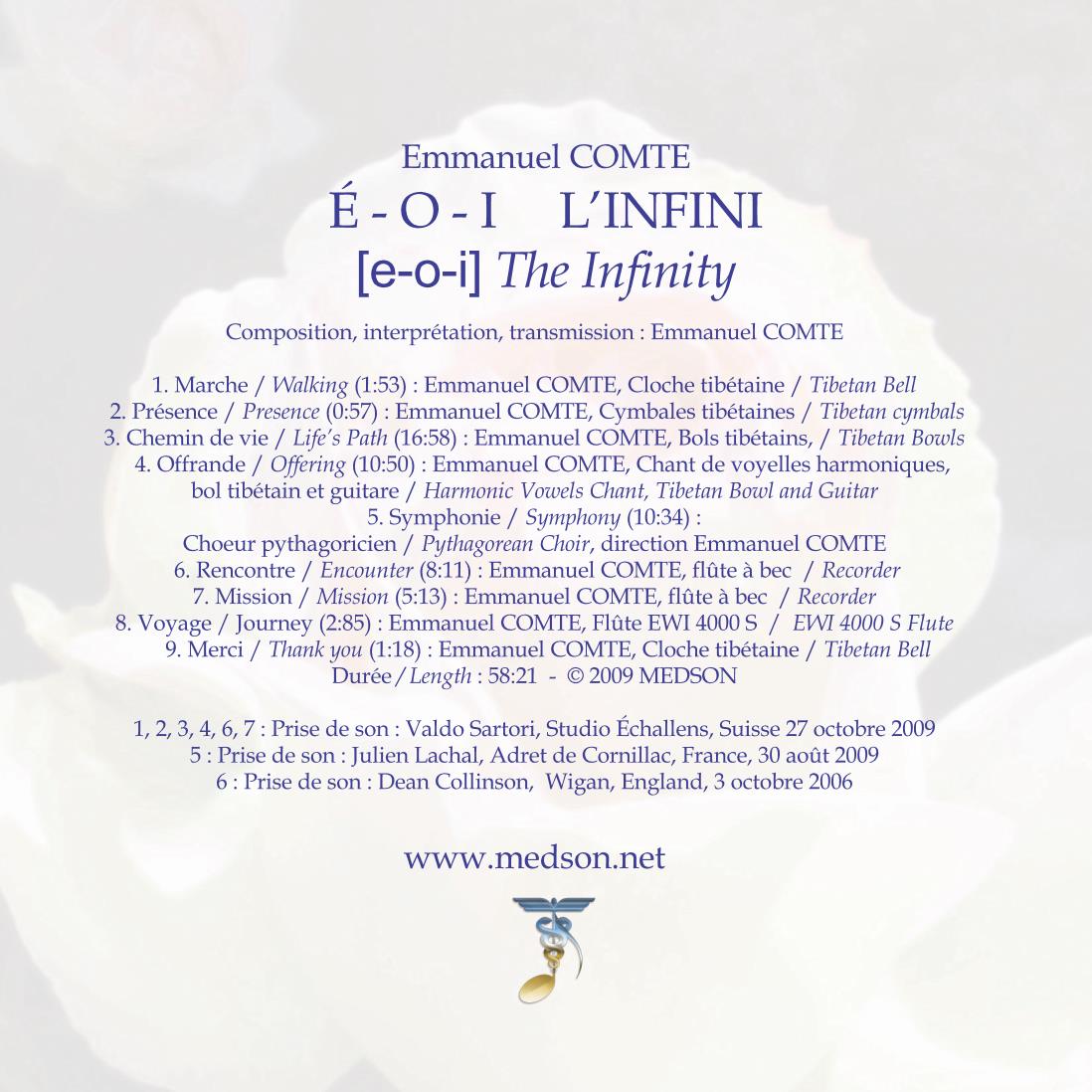 É-O-I l'Infini mp3 - CD – Image 2