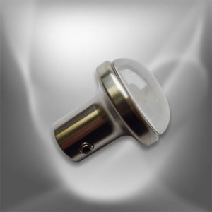 Pied diapason cristal Quartz clair 25 mm
