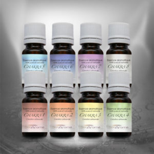 Le set de 8 huiles Chakras (8 flacons 11 ml)
