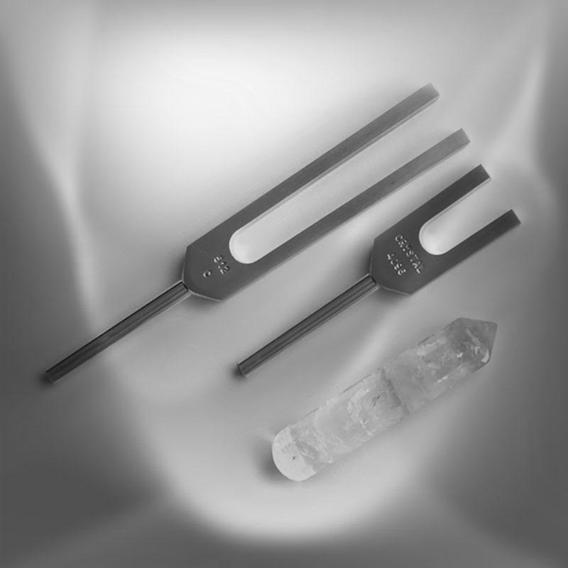 Diapasons thérapeutiques Crystal Tuner 512-4096 Hz Quartz non inclus