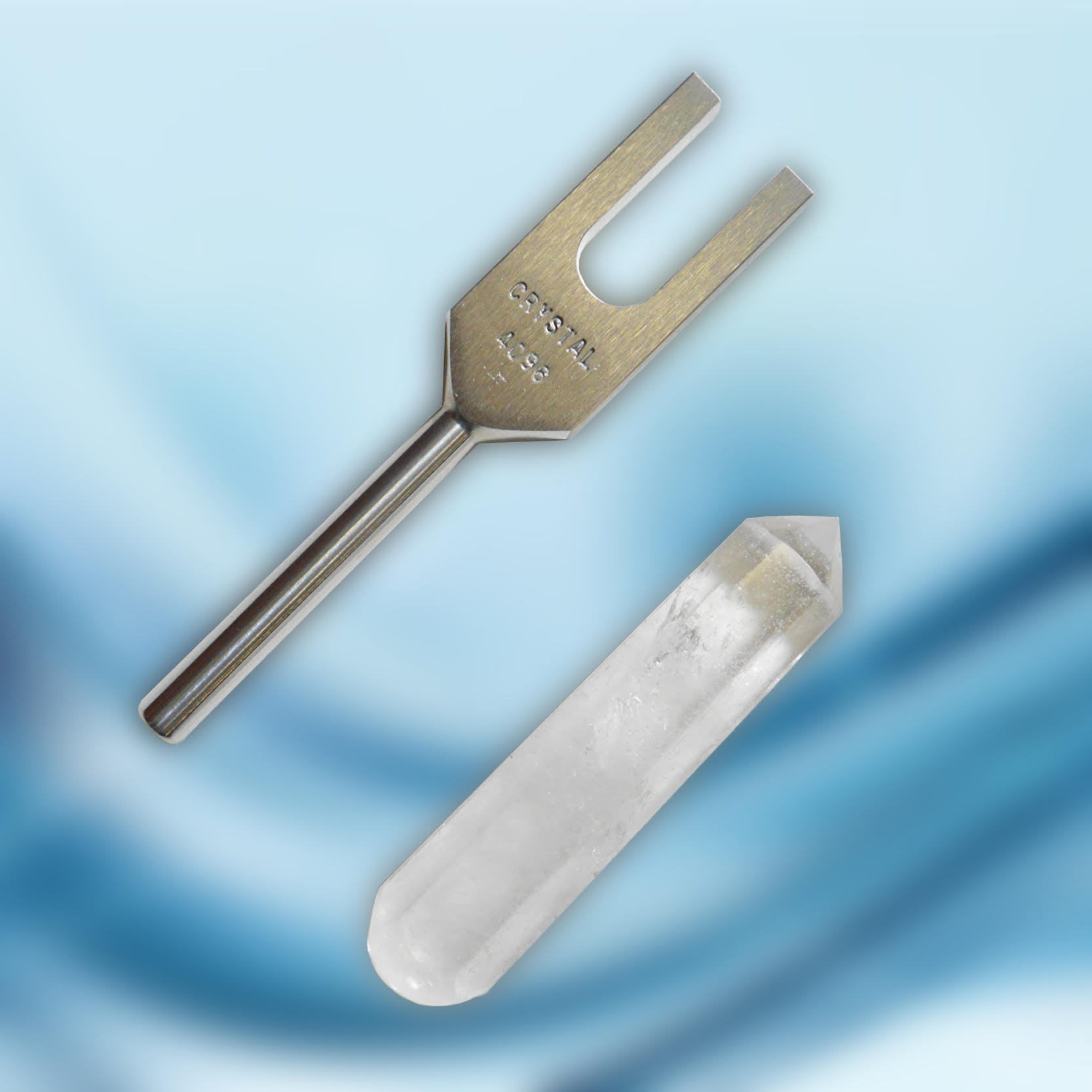 Kit de Départ Protocole Crystal Tuner : 1 x 4096 Hz - 1 x Quartz thérapeutique