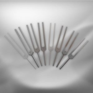 Set Gamme thérapeutique 6 diapasons sans C&G 256-384 Hz